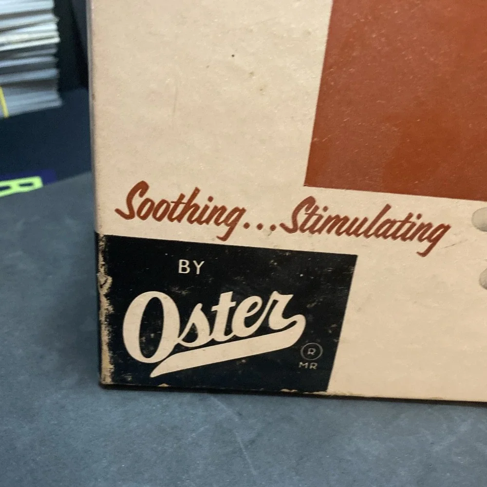 OSTER Stim-U-Lax Junior Massage Instrument Model M4 Perfect Vintage D3